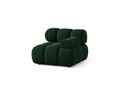 Modul dreapta pentru canapea, 1 loc, Bellis-51, Micadoni Home, 94x94x70 cm, catifea, verde bottle