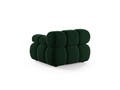 Modul dreapta pentru canapea, 1 loc, Bellis-51, Micadoni Home, 94x94x70 cm, catifea, verde bottle
