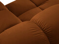 Modul dreapta pentru canapea, 1 loc, Bellis-51, Micadoni Home, 94x94x70 cm, catifea, teracota