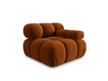 Modul dreapta pentru canapea, 1 loc, Bellis-51, Micadoni Home, 94x94x70 cm, catifea, teracota