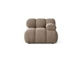 Modul dreapta pentru canapea, 1 loc, Bellis-51, Micadoni Home, 94x94x70 cm, catifea, cappuccino