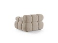 Modul dreapta pentru canapea, 1 loc, Bellis-51, Micadoni Home, 94x94x70 cm, catifea, bej inchis