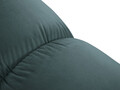 Modul pentru canapea, 1 loc, Bellis-51, Micadoni Home, 94x94x70 cm, catifea, turcoaz