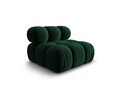 Modul pentru canapea, 1 loc, Bellis-51, Micadoni Home, 94x94x70 cm, catifea, verde bottle