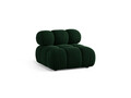 Modul pentru canapea, 1 loc, Bellis-51, Micadoni Home, 94x94x70 cm, catifea, verde bottle