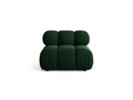 Modul pentru canapea, 1 loc, Bellis-51, Micadoni Home, 94x94x70 cm, catifea, verde bottle