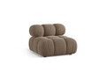Modul pentru canapea, 1 loc, Bellis-51, Micadoni Home, 94x94x70 cm, catifea, cappuccino
