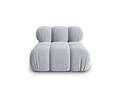 Modul pentru canapea, 1 loc, Bellis-51, Micadoni Home, 94x94x70 cm, catifea, albastru deschis