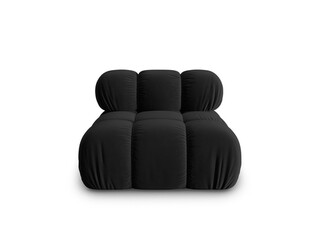 Negru, Modul canapea 94x94x70 cm