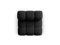 Modul pentru canapea, 1 loc, Bellis-51, Micadoni Home, 94x94x70 cm, catifea, negru