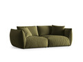 Canapea modulara 4 locuri, Chris-184, Micadoni Home, 260x100x80 cm, catifea, verde deschis