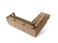 Coltar modular stanga 4 locuri, Chris-184, Micadoni Home, 295x290x80 cm, catifea, bej sand
