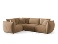 Coltar stanga 4 locuri, Chris-184, Micadoni Home, 295x210x80 cm, catifea, bej sand