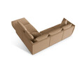 Coltar modular dreapta 4 locuri, Chris-184, Micadoni Home, 295x290x80 cm, catifea, bej sand