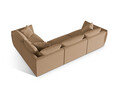 Coltar dreapta 4 locuri, Chris-184, Micadoni Home, 295x210x80 cm, catifea, bej sand