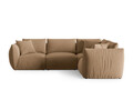 Coltar dreapta 4 locuri, Chris-184, Micadoni Home, 295x210x80 cm, catifea, bej sand