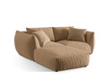 Coltar modular reversibil 4 locuri, Chris-184, Micadoni Home, 220x200x80 cm, catifea, bej sand