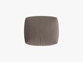 Taburet, Chris-259, Micadoni Home, 100x85x43 cm, tesatura structurata chenille, bej sand