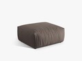 Taburet, Chris-259, Micadoni Home, 100x85x43 cm, tesatura structurata chenille, bej sand