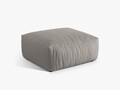 Taburet, Chris-259, Micadoni Home, 100x100x43 cm, tesatura structurata chenille, natural