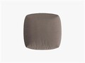 Taburet, Chris-259, Micadoni Home, 100x100x43 cm, tesatura structurata chenille, bej sand