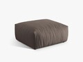 Taburet, Chris-259, Micadoni Home, 100x100x43 cm, tesatura structurata chenille, bej sand