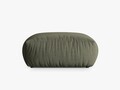 Taburet, Chris-259, Micadoni Home, 100x100x43 cm, tesatura structurata chenille, verde deschis