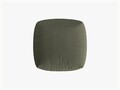 Taburet, Chris-259, Micadoni Home, 100x100x43 cm, tesatura structurata chenille, verde deschis