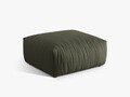 Taburet, Chris-259, Micadoni Home, 100x100x43 cm, tesatura structurata chenille, verde deschis