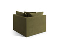 Modul pentru canapea, 1 loc, Chris-184, Micadoni Home, 100x100x80 cm, catifea, verde deschis
