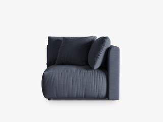 Albastru Muted, Modul canapea 100x100x80 cm