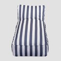 Sezlong Maris, Homla, 102x72x65 cm, poliester/spuma, alb/albastru