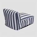 Sezlong Maris, Homla, 102x72x65 cm, poliester/spuma, alb/albastru