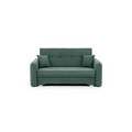 Canapea extensibila 3 locuri, ELTAP, Laine, 155x105x75 cm, lemn/poliester, verde