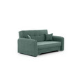 Canapea extensibila 3 locuri, ELTAP, Laine, 155x105x75 cm, lemn/poliester, verde