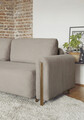 Canapea extensibila 3 locuri, ELTAP, SO-ARC-OA-20JAR, Arcadova, 244x97x97 cm, lemn/poliester, bej inchis/stejar