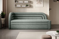 Canapea extensibila brat stanga 3 locuri, ELTAP, Fabillo, 223x86x80 cm, lemn/poliester, verde