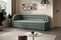 Canapea extensibila brat stanga 3 locuri, ELTAP, Fabillo, 223x86x80 cm, lemn/poliester, verde