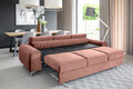 Canapea extensibila 3 locuri, ELTAP, SO-LAU-24NU, Laurence, 261x97x105 cm, lemn/poliester, roz