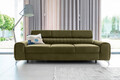 Canapea extensibila 3 locuri, ELTAP, SO-LAU-33NU, Laurence, 261x97x105 cm, lemn/poliester, verde olive