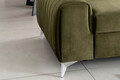 Canapea extensibila 3 locuri, ELTAP, SO-LAU-33NU, Laurence, 261x97x105 cm, lemn/poliester, verde olive