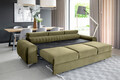 Canapea extensibila 3 locuri, ELTAP, SO-LAU-33NU, Laurence, 261x97x105 cm, lemn/poliester, verde olive