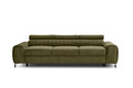 Canapea extensibila 3 locuri, ELTAP, SO-LAU-33NU, Laurence, 261x97x105 cm, lemn/poliester, verde olive