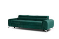 Canapea extensibila 3 locuri, ELTAP, SO-LAU-35NU, Laurence, 261x97x105 cm, lemn/poliester, verde inchis