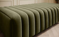 Bancheta, ELTAP, PU-LAU-33NU, Laurence, 132x64x36 cm, poliester, verde olive
