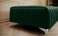Bancheta, ELTAP, PU-LAU-35NU, Laurence, 132x64x36 cm, poliester, verde inchis