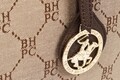 Geanta Beverly Hills Polo Club, 791, textil/piele ecologica, maro