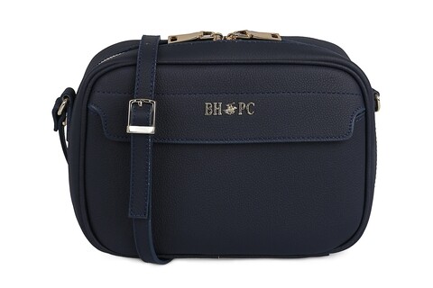 Geanta Beverly Hills Polo Club, 118, piele naturala, bleumarin