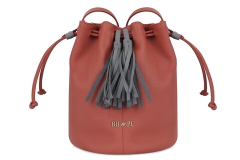 Geanta Beverly Hills Polo Club, 117, piele naturala, corai