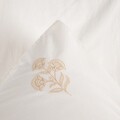 Lenjerie de pat dubla Imbro, Homla, 3 piese, 160x200 cm, bumbac, bej